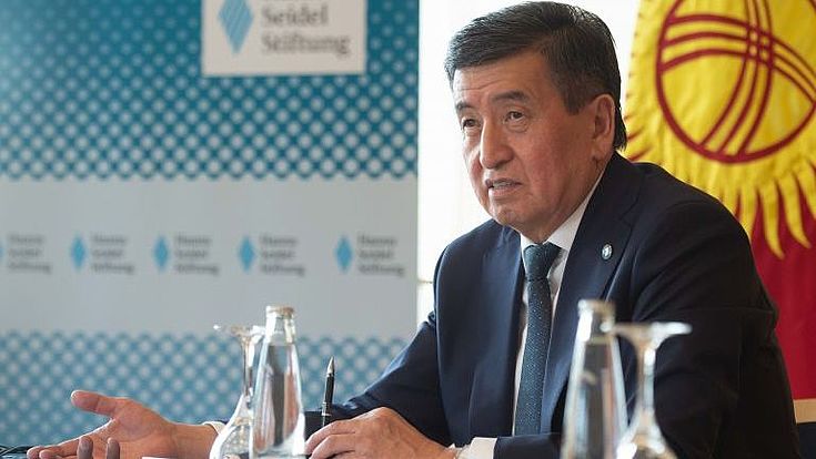 Der Präsident der Kirgisischen Republik, Sooronbai Jeenbekov