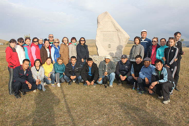 Teilnehmer des Treffens in Schyrgalan-Tal